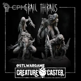 Описание картинки Grail Thralls от PocketSized Prints по цене 450руб | Свободный Рынок Миниатюр - СРМ