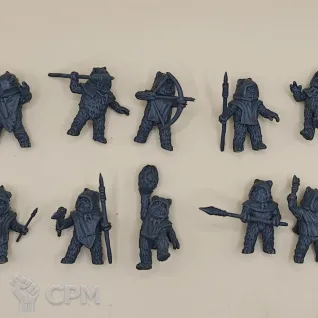 Описание картинки Ewoks от PocketSized Prints по цене 400руб | Свободный Рынок Миниатюр - СРМ