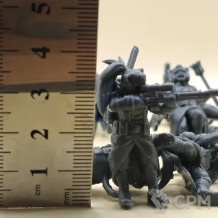 Описание картинки Felinid guardcats от PocketSized Prints по цене 500руб | Свободный Рынок Миниатюр - СРМ