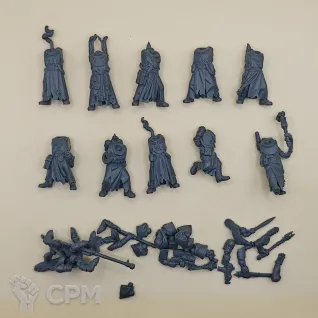 Описание картинки Scavengers Sanctum infantry от PocketSized Prints по цене 400руб | Свободный Рынок Миниатюр - СРМ
