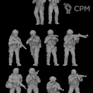 Описание картинки Modern Russian infantry от PocketSized Prints по цене 500руб | Свободный Рынок Миниатюр - СРМ