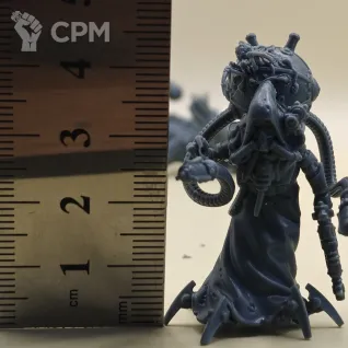 Описание картинки Magos and servitors от PocketSized Prints по цене 400руб | Свободный Рынок Миниатюр - СРМ