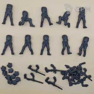 Описание картинки Imperial Scout troopers от PocketSized Prints по цене 500руб | Свободный Рынок Миниатюр - СРМ