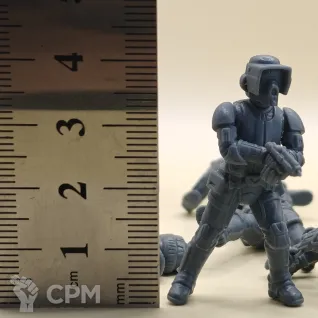 Описание картинки Imperial Scout troopers от PocketSized Prints по цене 500руб | Свободный Рынок Миниатюр - СРМ