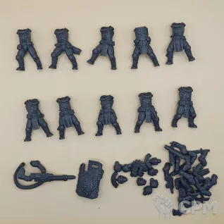 Описание картинки Alt Navy Breachers/ Voidliners от PocketSized Prints по цене 500руб | Свободный Рынок Миниатюр - СРМ
