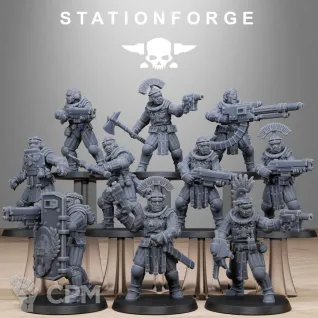 Описание картинки Alt Navy Breachers/ Voidliners от PocketSized Prints по цене 500руб | Свободный Рынок Миниатюр - СРМ