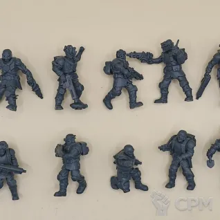 Описание картинки Diseased planetary guard от PocketSized Prints по цене 400руб | Свободный Рынок Миниатюр - СРМ