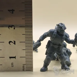 Описание картинки Diseased planetary guard от PocketSized Prints по цене 400руб | Свободный Рынок Миниатюр - СРМ