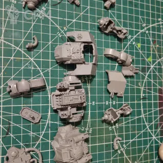 Описание картинки Ballistus Dreadnought (литой) от Василий Пипетко по цене 500руб | Свободный Рынок Миниатюр - СРМ