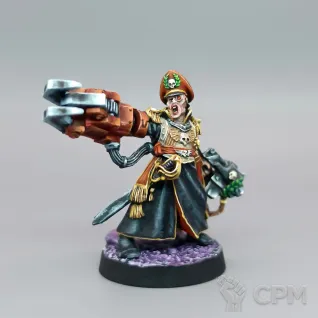 Описание картинки Commissar Yarrick (оригинал) от Lucky Pants по цене 1 000руб | Свободный Рынок Миниатюр - СРМ