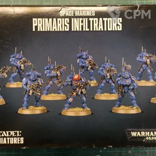 Описание картинки Space marines primaris infiltrators от Pickelhelm studio по цене 100руб | Свободный Рынок Миниатюр - СРМ