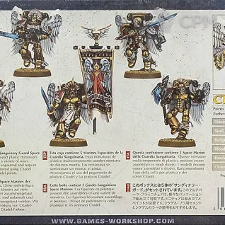 Описание картинки Sanguinary guard blood angels от Pickelhelm studio по цене 100руб | Свободный Рынок Миниатюр - СРМ
