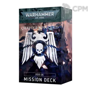 Описание картинки Chapter Approved 2025-26: Mission Deck (English) от TRNK по цене 100руб | Свободный Рынок Миниатюр - СРМ