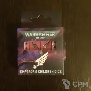 Описание картинки Emperor's children dice set от Максим Демидов по цене 1 500руб | Свободный Рынок Миниатюр - СРМ