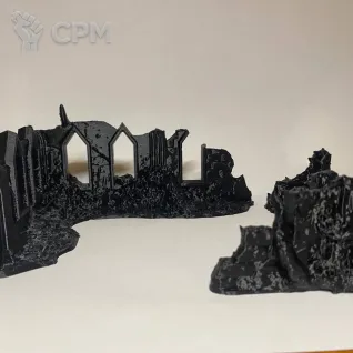 Описание картинки Infected Ruins (Зараженные руины) от SaJRa по цене 300руб | Свободный Рынок Миниатюр - СРМ