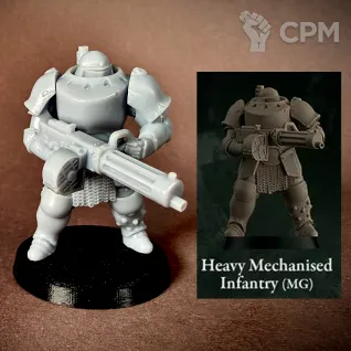 Описание картинки HMI / Heavy Mechanized Infantry (MG) от Aquila Guys по цене 100руб | Свободный Рынок Миниатюр - СРМ