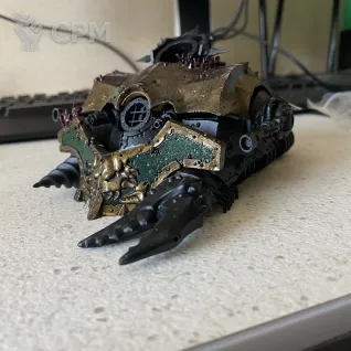 Описание картинки Death Guard Plagburst Crawler от Vampir4612 по цене 1 400руб | Свободный Рынок Миниатюр - СРМ