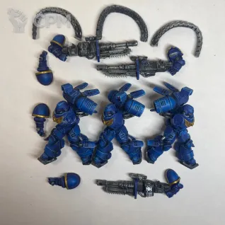 Описание картинки Ultramarines Suppressors от SaJRa по цене 500руб | Свободный Рынок Миниатюр - СРМ