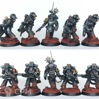 Описание картинки Iron Warriors. Heavy support squad. от Ravechwood по цене 1 800руб | Свободный Рынок Миниатюр - СРМ