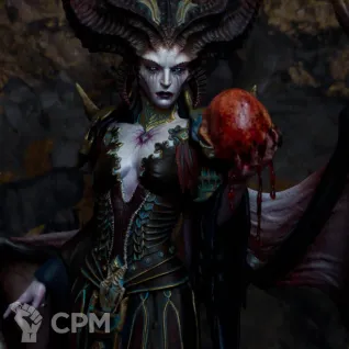 Описание картинки Lilith Mother of Sanctuary Diablo 4 от  по цене 50 000руб | Свободный Рынок Миниатюр - СРМ