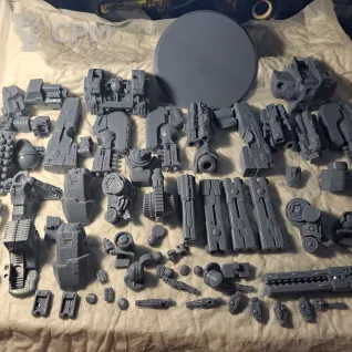 Описание картинки Ta’unar Supremacy Armour (полный комплект) от 3d печать на заказ по цене 4 000руб | Свободный Рынок Миниатюр - СРМ