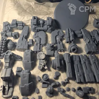 Описание картинки Ta’unar Supremacy Armour (полный комплект) от 3d печать на заказ по цене 4 000руб | Свободный Рынок Миниатюр - СРМ
