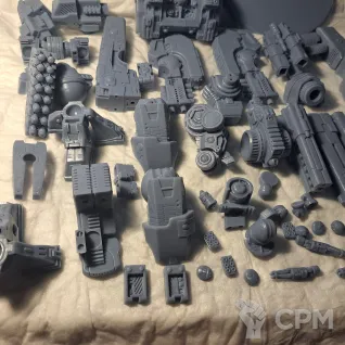 Описание картинки Ta’unar Supremacy Armour (полный комплект) от 3d печать на заказ по цене 4 000руб | Свободный Рынок Миниатюр - СРМ