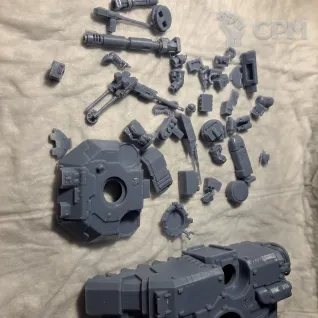 Описание картинки Repulsor Executioner с базой от 3d печать на заказ по цене 100руб | Свободный Рынок Миниатюр - СРМ