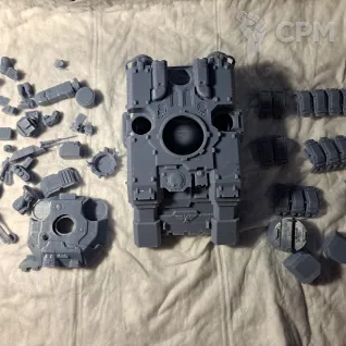 Описание картинки Repulsor Executioner с базой от 3d печать на заказ по цене 100руб | Свободный Рынок Миниатюр - СРМ