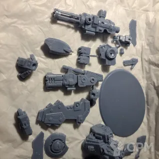 Описание картинки Riptide Battlesuit от 3d печать на заказ по цене 100руб | Свободный Рынок Миниатюр - СРМ