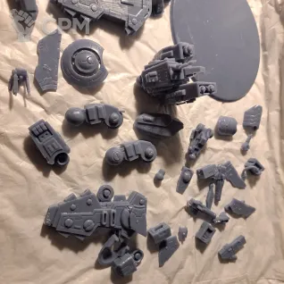 Описание картинки Riptide Battlesuit от 3d печать на заказ по цене 100руб | Свободный Рынок Миниатюр - СРМ