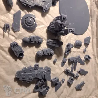Описание картинки Riptide Battlesuit от 3d печать на заказ по цене 500руб | Свободный Рынок Миниатюр - СРМ
