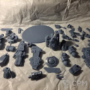 Описание картинки Riptide Battlesuit от 3d печать на заказ по цене 100руб | Свободный Рынок Миниатюр - СРМ