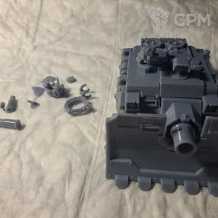 Описание картинки Vindicator ( Hunter-killer missile и снаряд с краном в комплекте) от 3d печать на заказ по цене 100руб | Свободный Рынок Миниатюр - СРМ