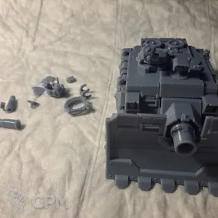 Описание картинки Vindicator ( Hunter-killer missile и снаряд с краном в комплекте) от 3d печать на заказ по цене 100руб | Свободный Рынок Миниатюр - СРМ