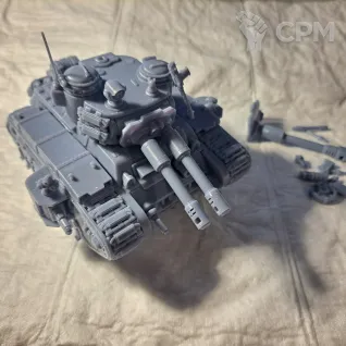 Описание картинки Rogal Dorn Battle Tank от 3d печать на заказ по цене 100руб | Свободный Рынок Миниатюр - СРМ