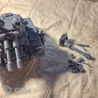 Описание картинки Rogal Dorn Battle Tank от 3d печать на заказ по цене 100руб | Свободный Рынок Миниатюр - СРМ