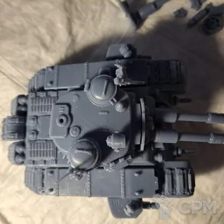 Описание картинки Rogal Dorn Battle Tank от 3d печать на заказ по цене 100руб | Свободный Рынок Миниатюр - СРМ