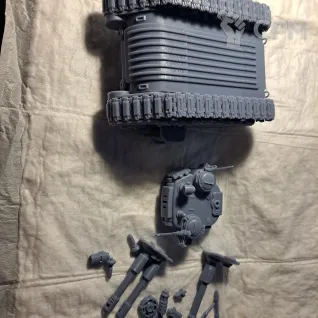 Описание картинки Rogal Dorn Battle Tank от 3d печать на заказ по цене 100руб | Свободный Рынок Миниатюр - СРМ
