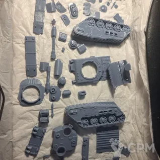 Описание картинки Rogal Dorn Battle Tank от 3d печать на заказ по цене 100руб | Свободный Рынок Миниатюр - СРМ
