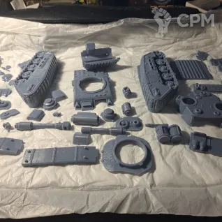Описание картинки Rogal Dorn Battle Tank (1) от 3d печать на заказ по цене 900руб | Свободный Рынок Миниатюр - СРМ