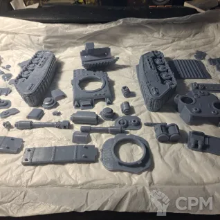 Описание картинки Rogal Dorn Battle Tank от 3d печать на заказ по цене 100руб | Свободный Рынок Миниатюр - СРМ