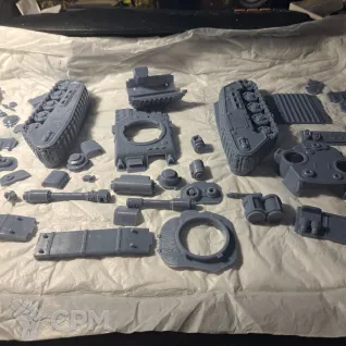 Описание картинки Rogal Dorn Battle Tank (2) от 3d печать на заказ по цене 900руб | Свободный Рынок Миниатюр - СРМ