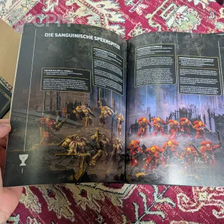 Описание картинки Blood Angels Codex limited edition + Datacards 10th edition (На немецком языке) от Enotof по цене 500руб | Свободный Рынок Миниатюр - СРМ