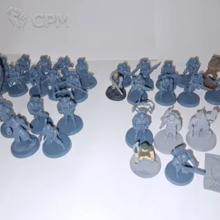 Описание картинки Кадианская пехота 2 отряда и 2 командника от Nikko по цене 100руб | Свободный Рынок Миниатюр - СРМ