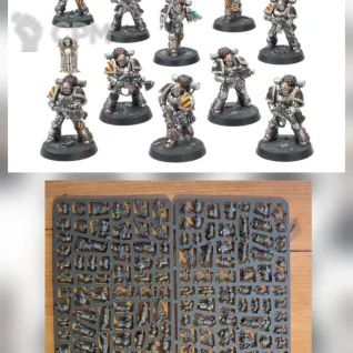 Описание картинки MKII Tactical Squad от Pozden по цене 100руб | Свободный Рынок Миниатюр - СРМ