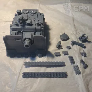 Описание картинки Vindicator ( Hunter-killer missile и снаряд с краном в комплекте) от 3d печать на заказ по цене 500руб | Свободный Рынок Миниатюр - СРМ