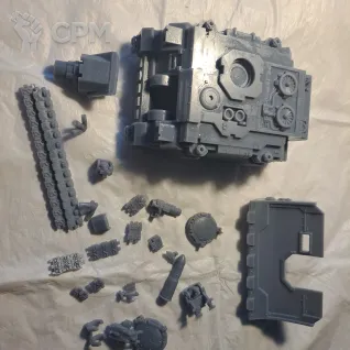 Описание картинки Vindicator ( Hunter-killer missile и снаряд с краном в комплекте) от 3d печать на заказ по цене 100руб | Свободный Рынок Миниатюр - СРМ
