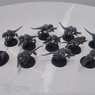 Описание картинки Termagants + Ripper Swarm Оригинал от design19studio по цене 100руб | Свободный Рынок Миниатюр - СРМ