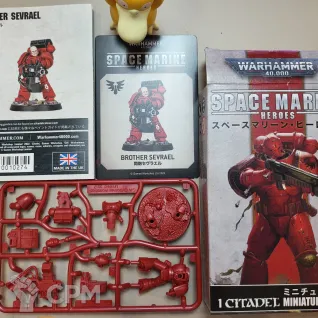 Описание картинки Space Marine Heroes 2022 - Brother Sevrael (heavy bolter), ориг на литнике от Утка по цене 100руб | Свободный Рынок Миниатюр - СРМ